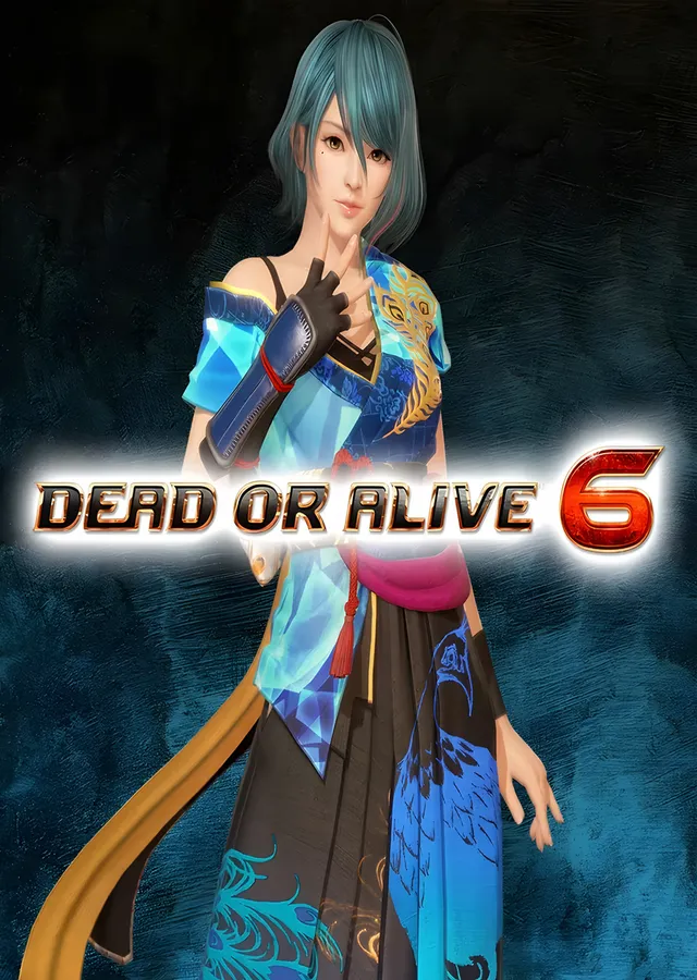 Dead or Alive 6: Turkuaz Saçlı NiCO metal tablo