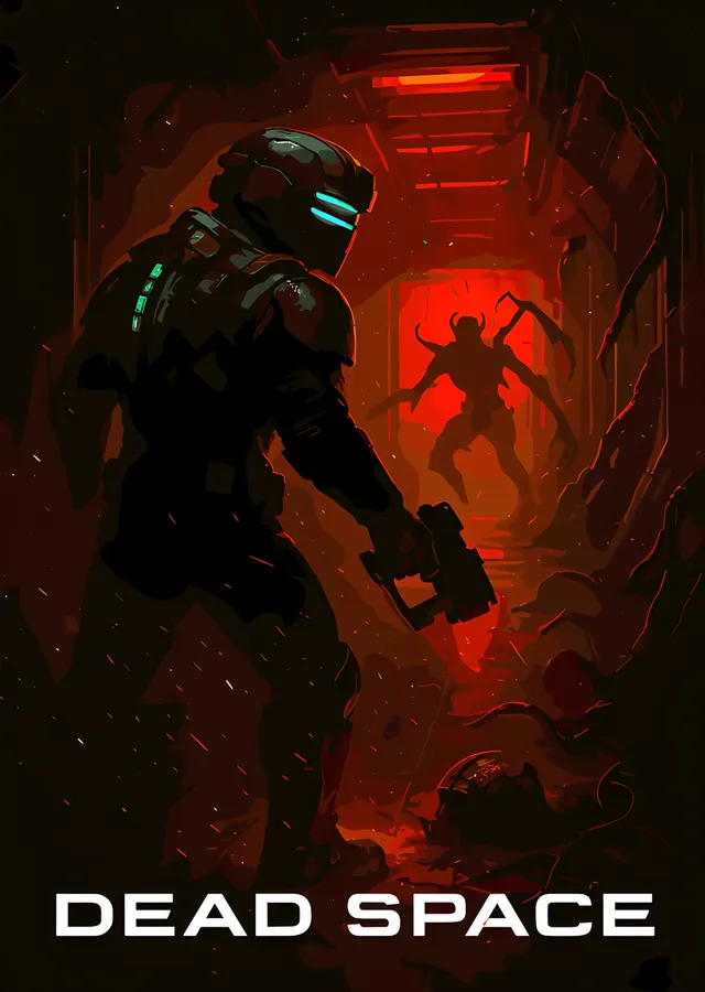 Dead Space: Kızıl Koridorda Isaac metal tablo