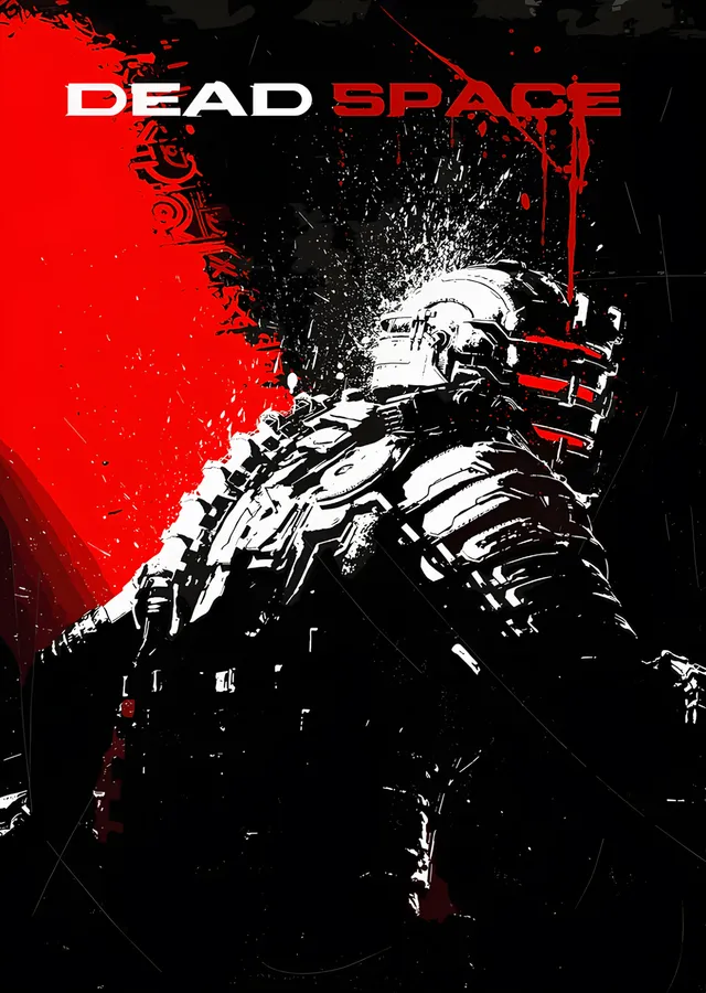 Dead Space: Kızıl Zeminde Parçalanan Zırh metal tablo