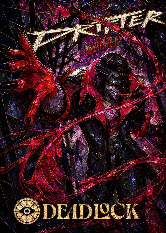 Deadlock: Kızıl Kristallerde Drifter metal tablo