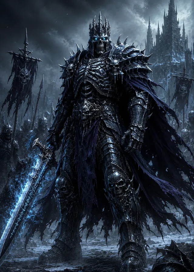 Death Knight: Kale Önünde - World of Warcraft metal tablo