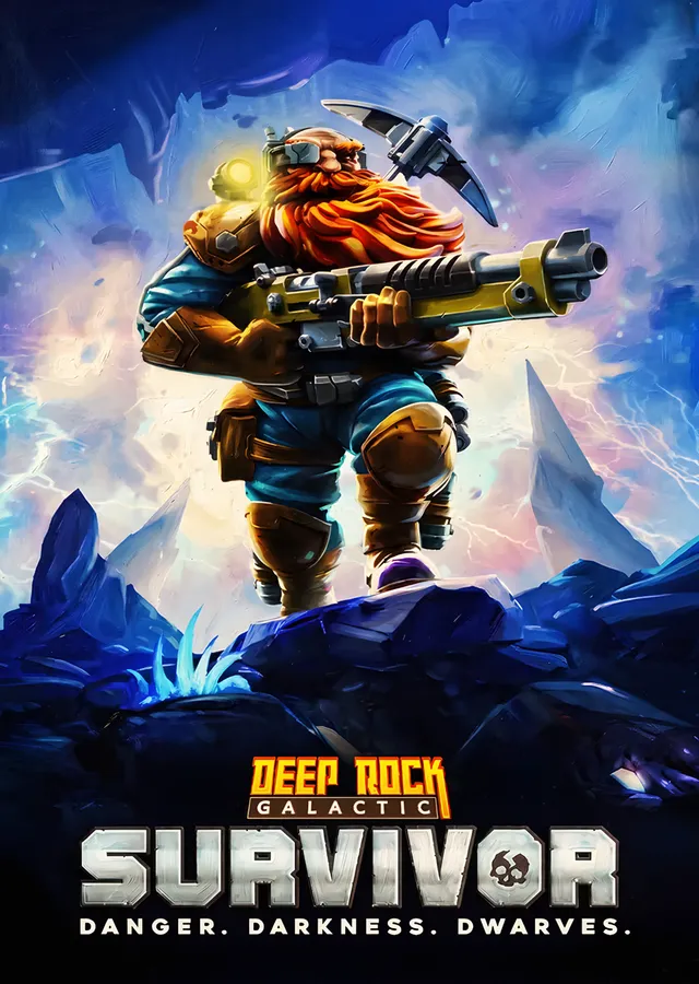 Deep Rock Galactic Survivor: Kazma Tutan Cüce metal tablo