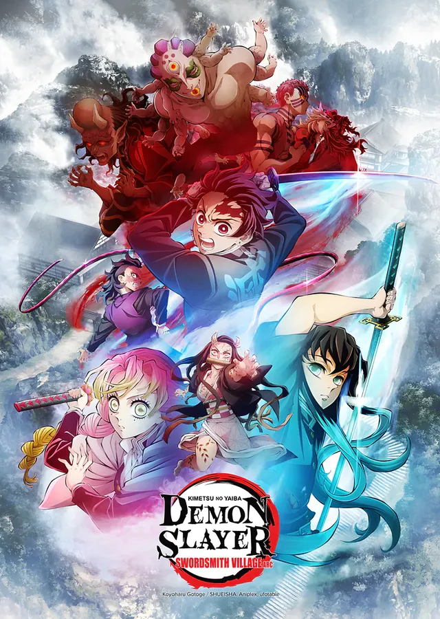 Demon Slayer: Kılıççı Köyü Bölümünün Kadrosu metal tablo