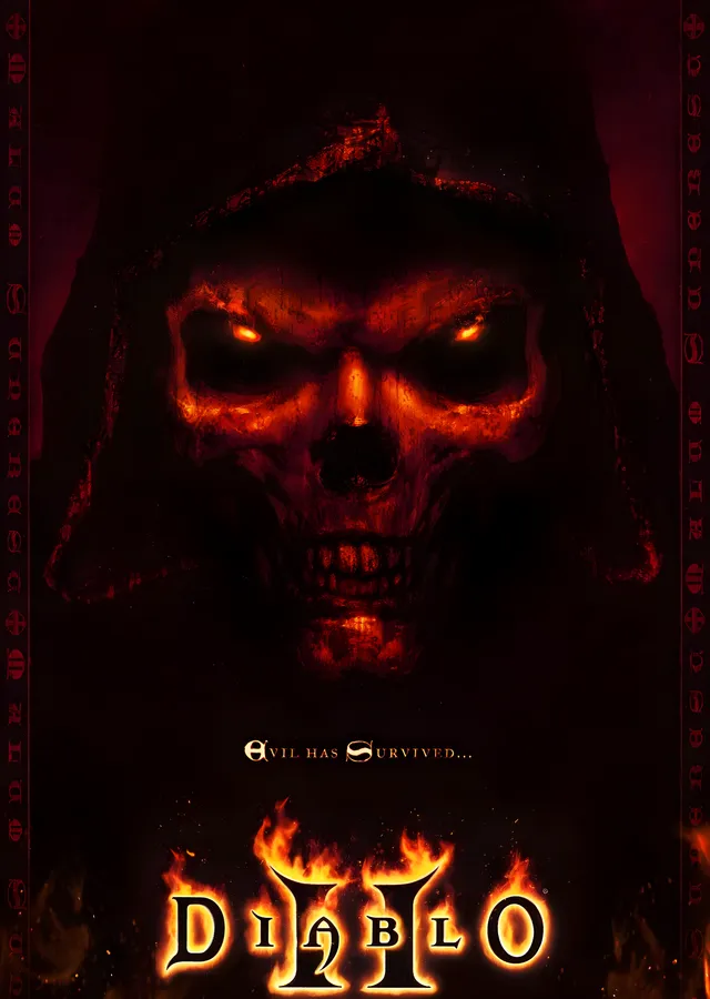 Diablo II - Evil Has Survived metal tablo
