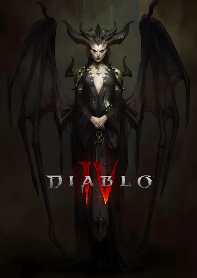 Diablo IV - Lilith Silüeti metal tablo