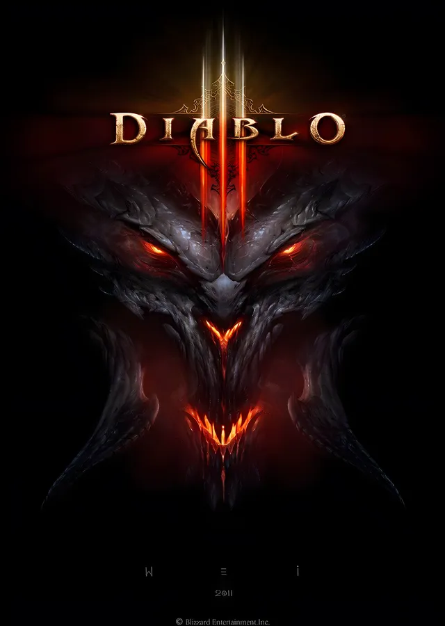 Diablo - Karanlık Yüz metal tablo