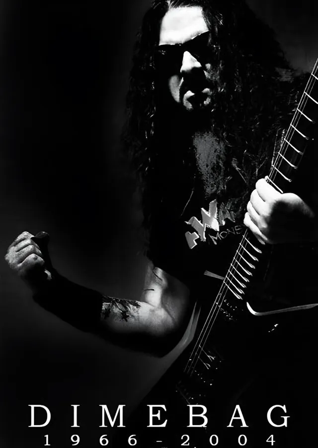 Dimebag Darrell: 1966-2004 Anma Karesi metal tablo