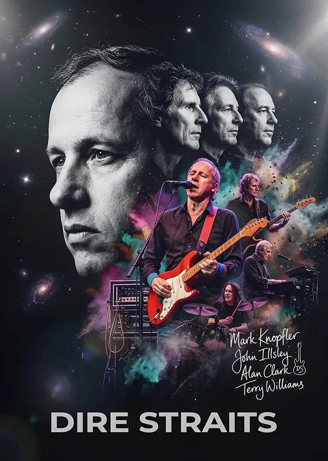 Dire Straits: Kadro Kolajı metal tablo