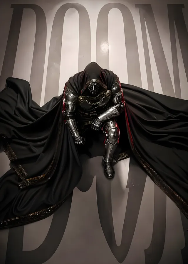 Doctor Doom - Pelerin metal tablo
