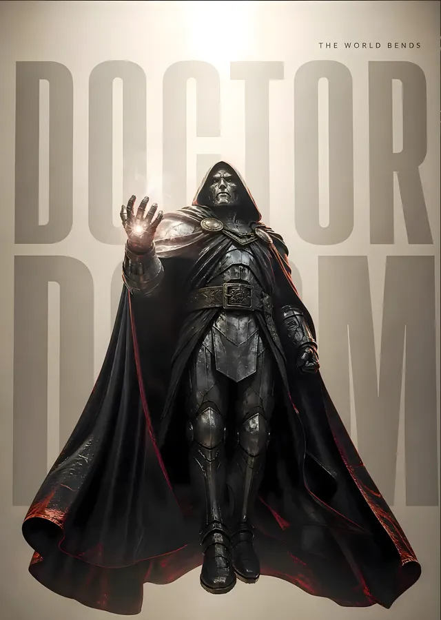 Doctor Doom - The World Bends metal tablo