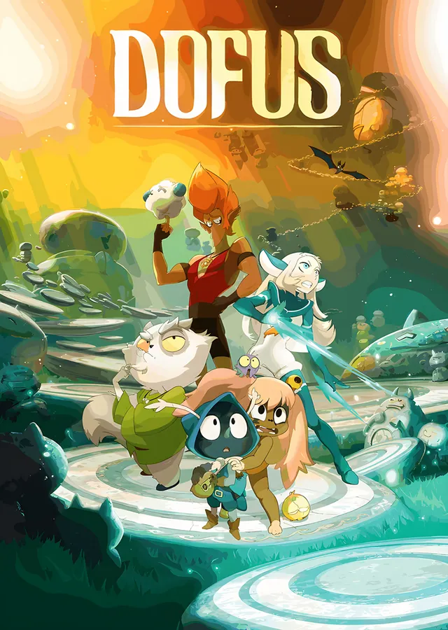 Dofus: Sarı Işıkta Macera Ekibi metal tablo