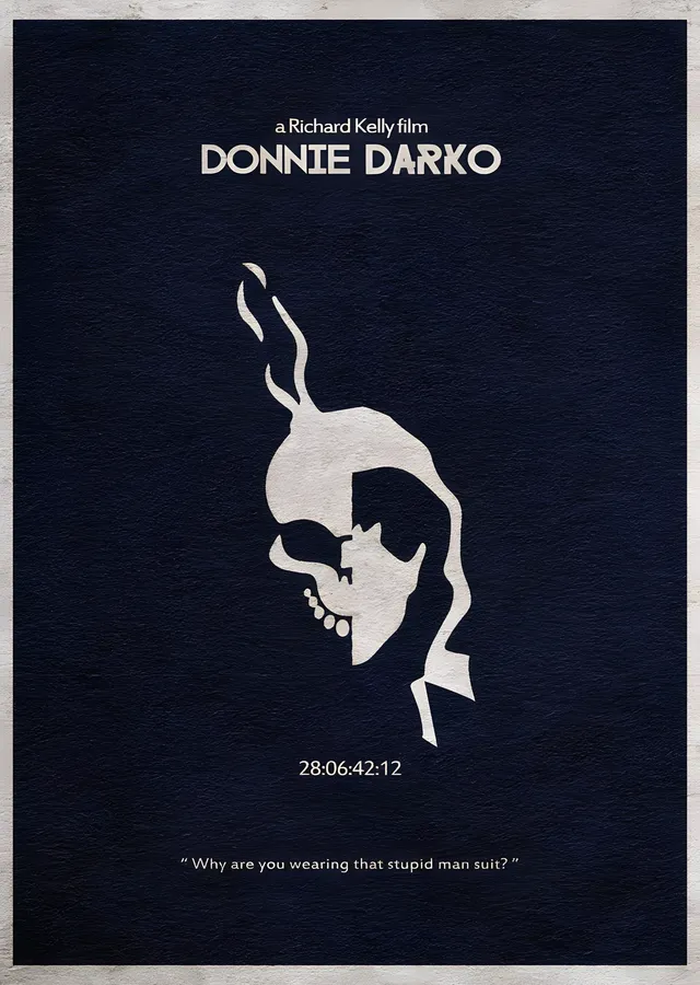 Donnie Darko: Geri Sayım 28:06:42:12 metal tablo