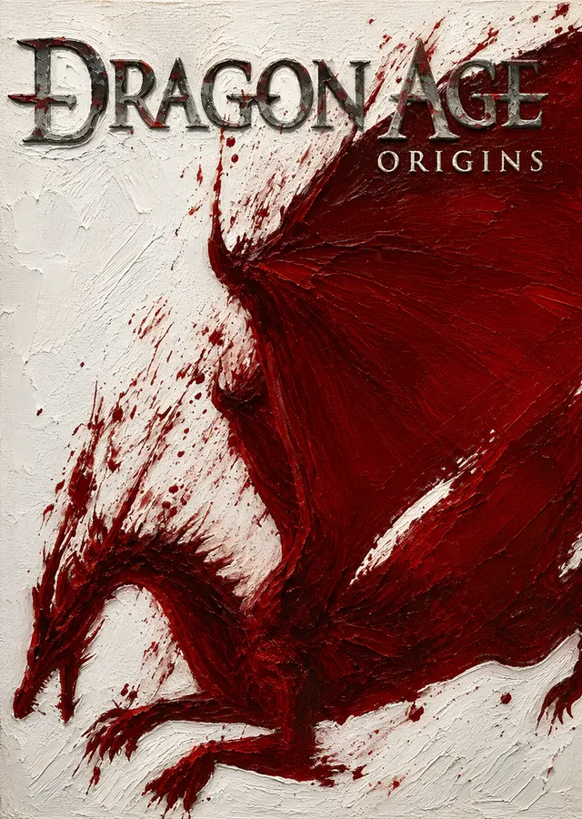 Dragon Age Origins: Kan İzinden Ejderha metal tablo
