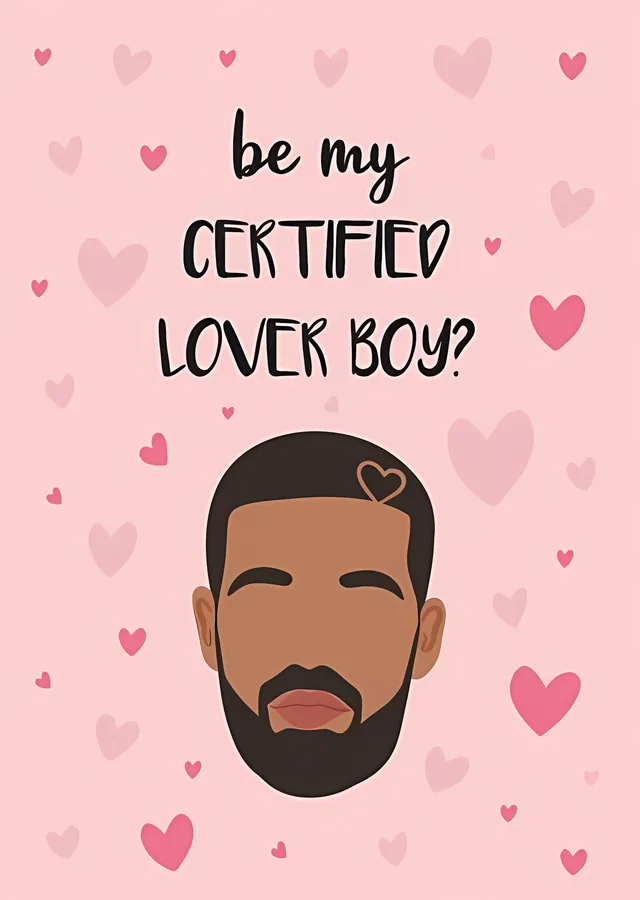 Drake: Be My Certified Lover Boy metal tablo