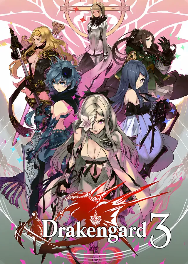 Drakengard 3: Pembe Zeminde Kadın Kadrosu metal tablo