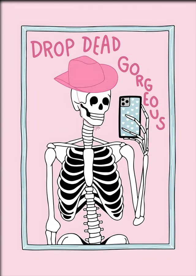 Drop Dead Gorgeous metal tablo