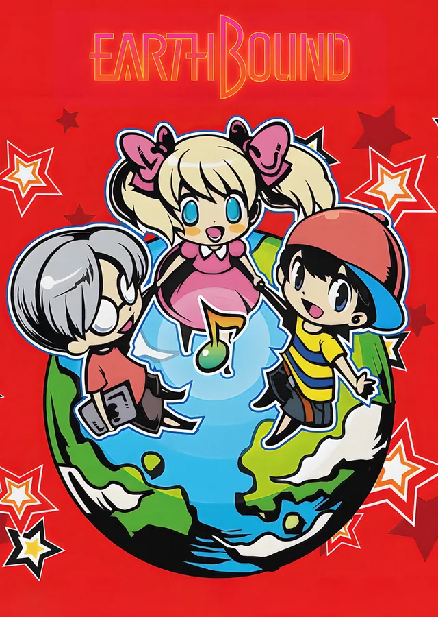 EarthBound: Dünya Üstünde Chibi Kadro metal tablo