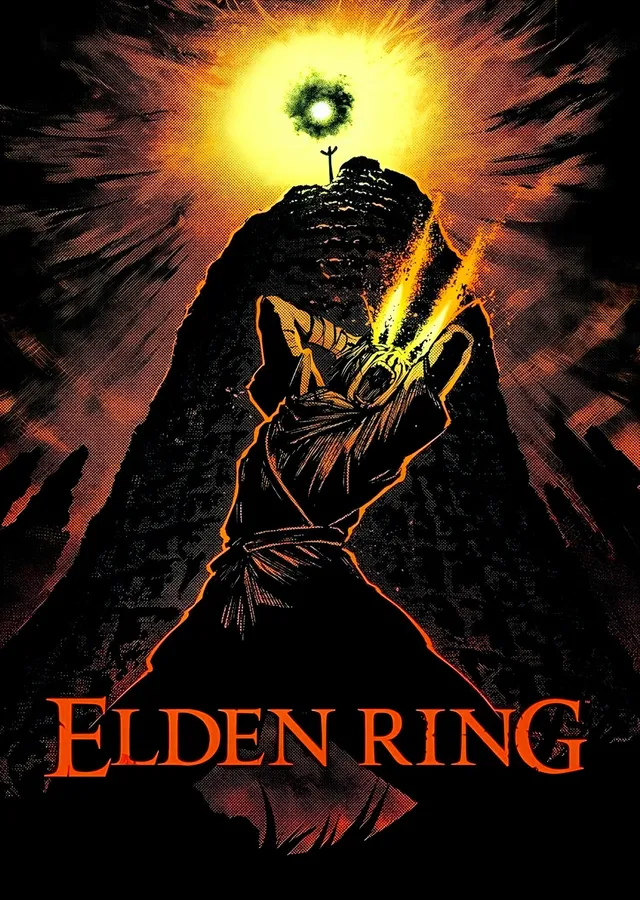 Elden Ring - Altın Halka metal tablo