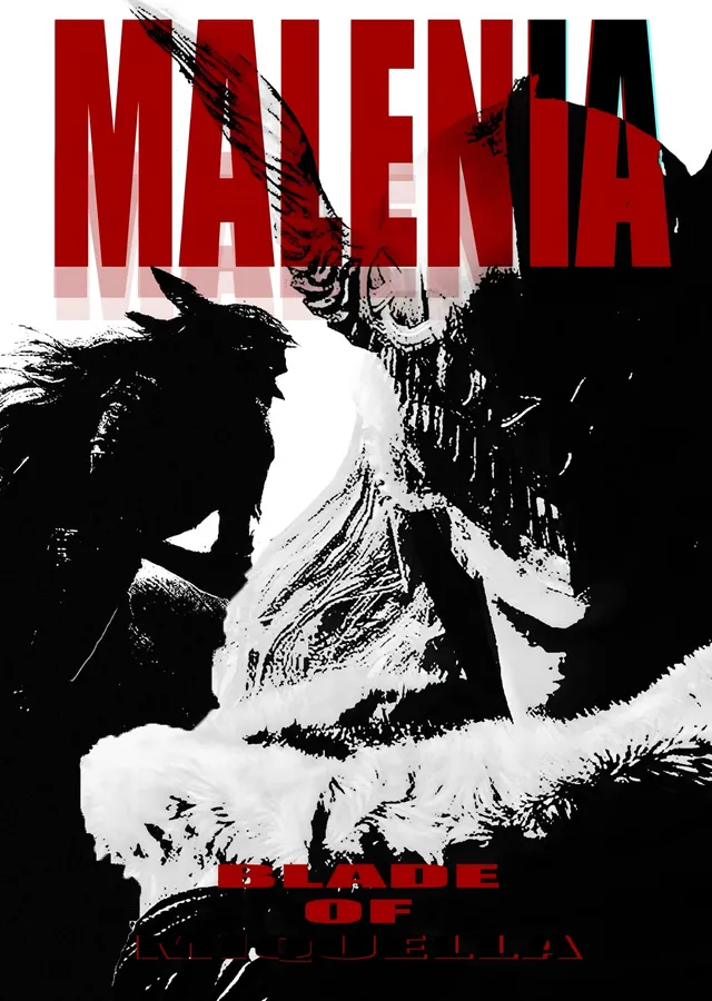 Elden Ring - Malenia Blade of Miquella metal tablo