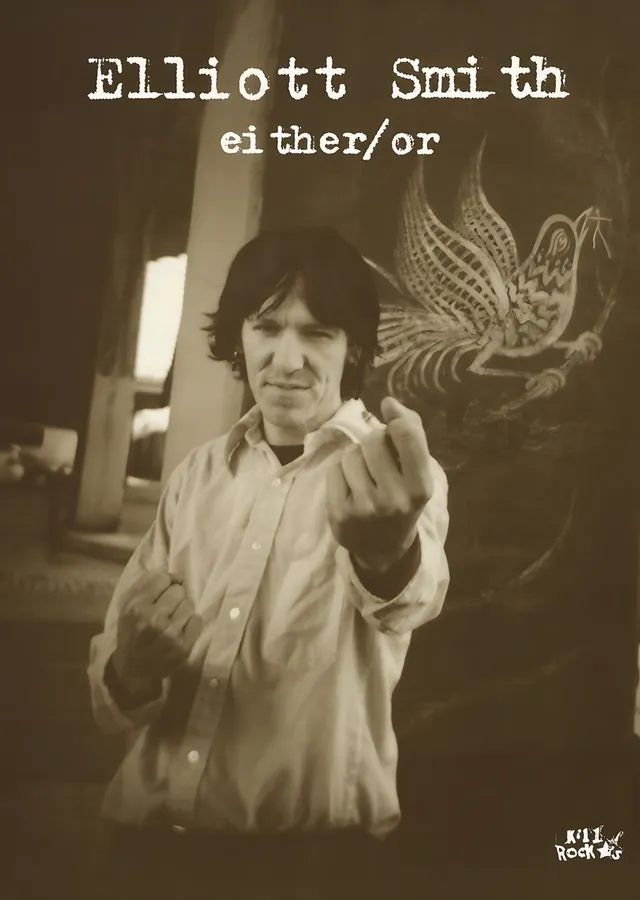 Elliott Smith - Either/Or Kapak Karesi metal tablo