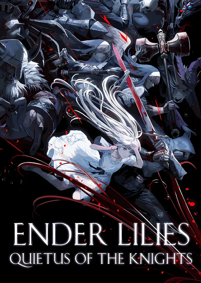 Ender Lilies: Kızıl Kılıçlar Arasında Rahibe metal tablo