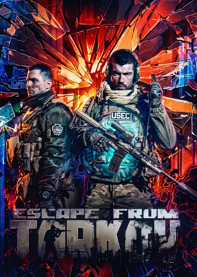 Escape From Tarkov: Patlamanın Önünde İkili metal tablo