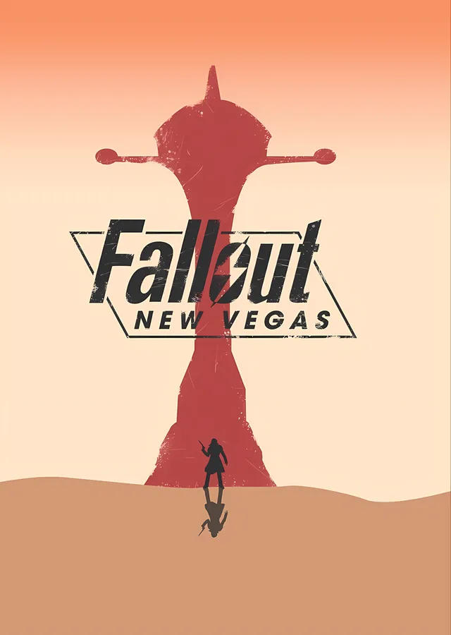 Fallout: New Vegas - Lucky 38 metal tablo