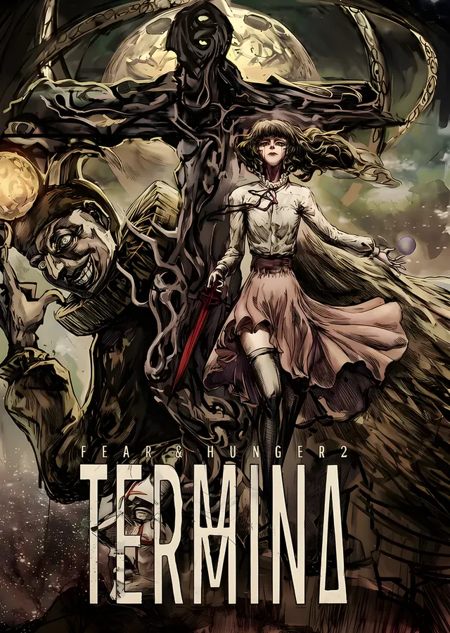 Fear and Hunger 2 Termina: Ay Altında Çarmıh metal tablo