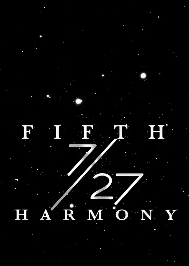 Fifth Harmony: Yıldız Tozu Tipografi metal tablo