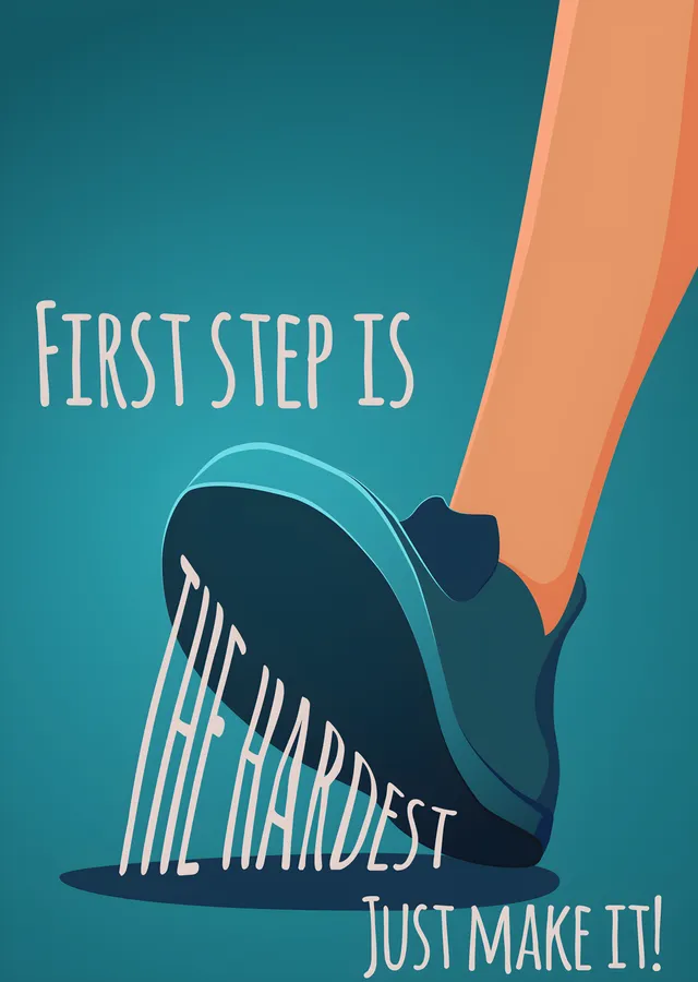 First Step Is the Hardest metal tablo