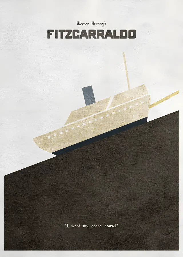 Fitzcarraldo metal tablo