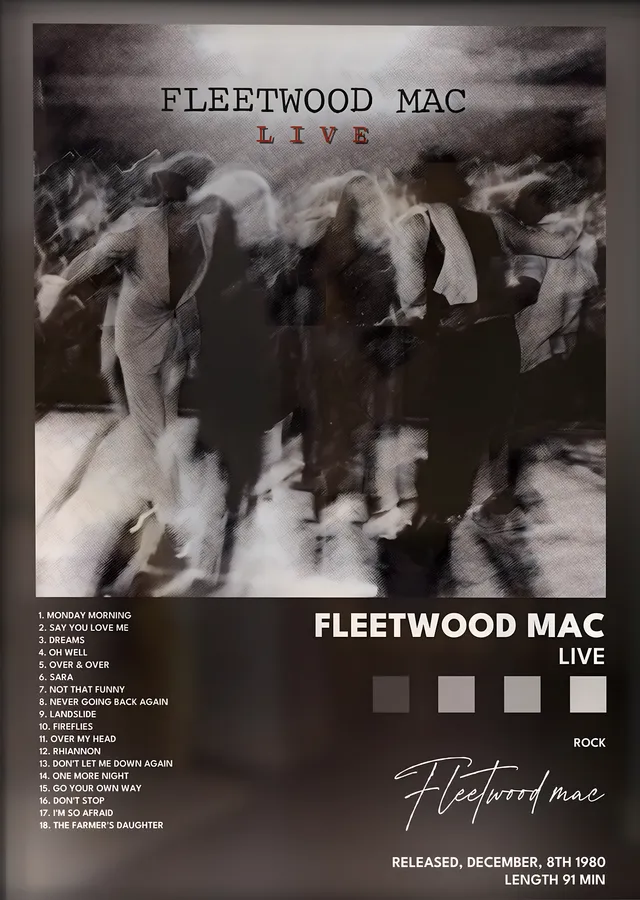 Fleetwood Mac: Live metal tablo