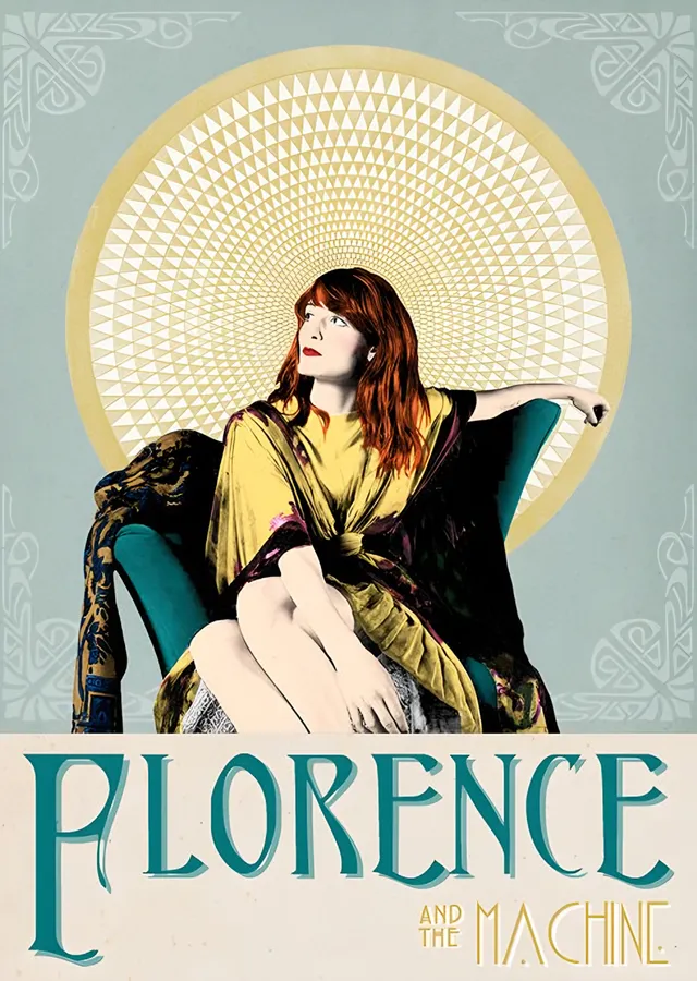 Florence and the Machine - Altın Halka metal tablo
