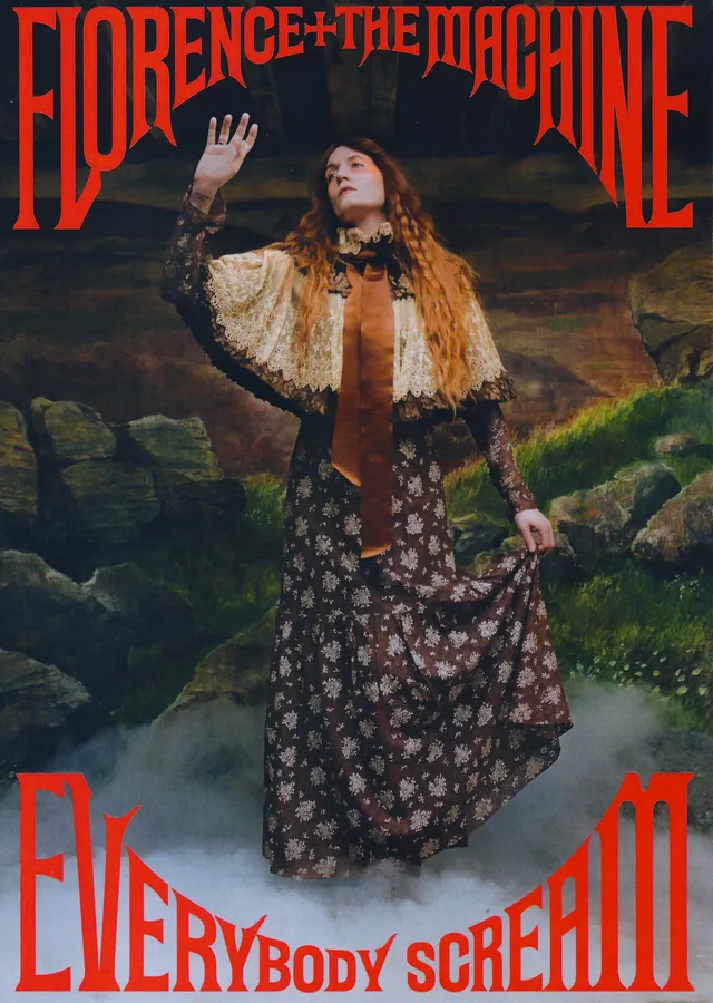 Florence + The Machine - Sahne Karesi metal tablo