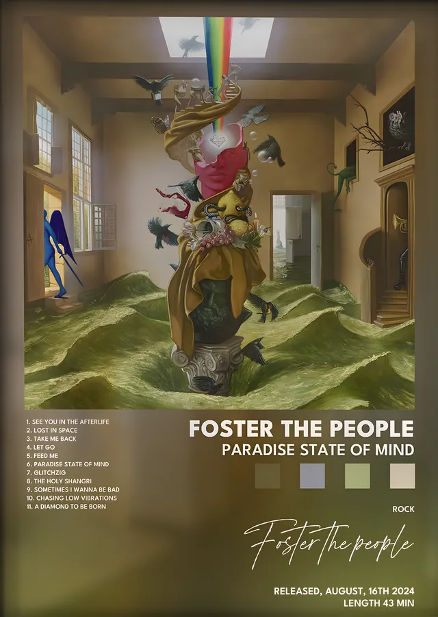 Foster the People: Paradise State of Mind metal tablo