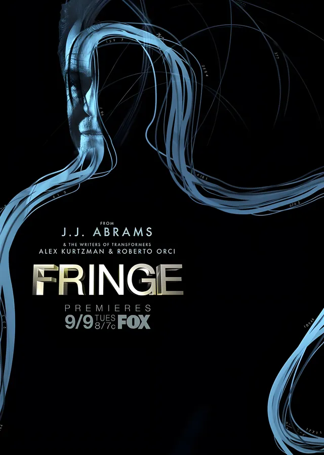 Fringe - Mavi Duman metal tablo