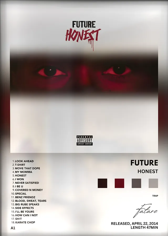 Future: Honest metal tablo