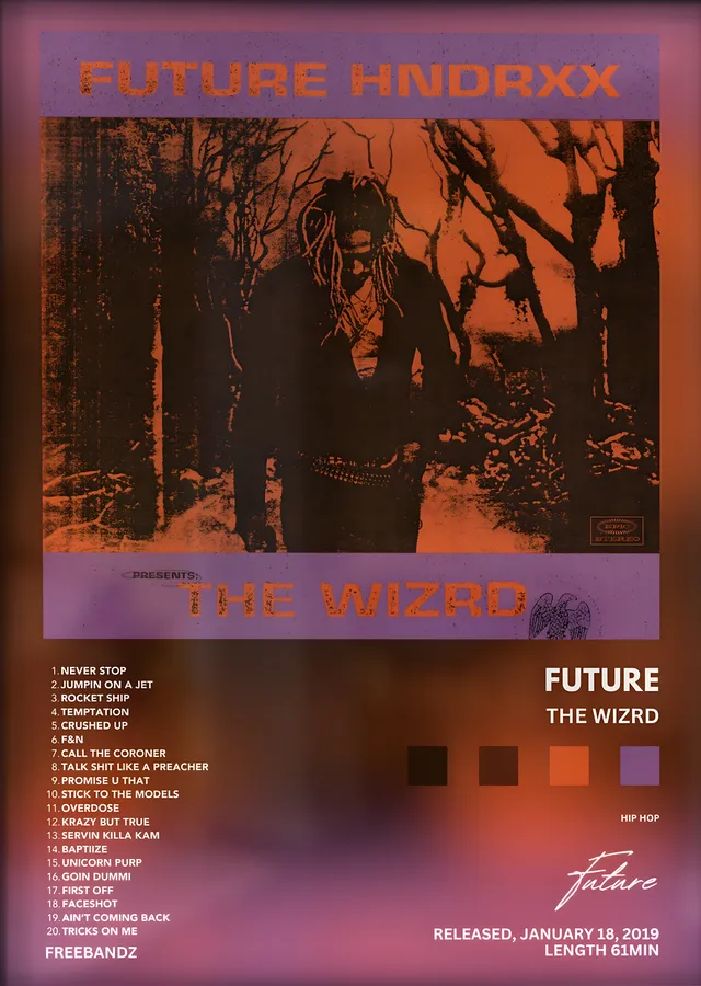 Future: The Wizrd metal tablo