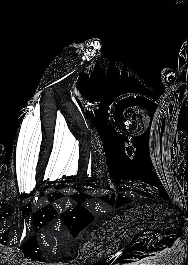Gammaz Yürek - Harry Clarke metal tablo