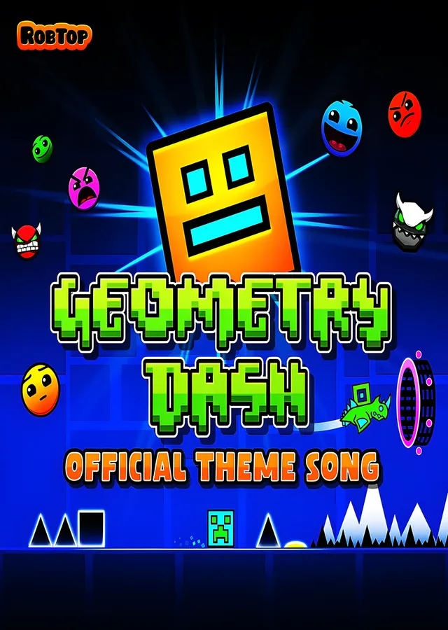 Geometry Dash - Official Theme Song metal tablo