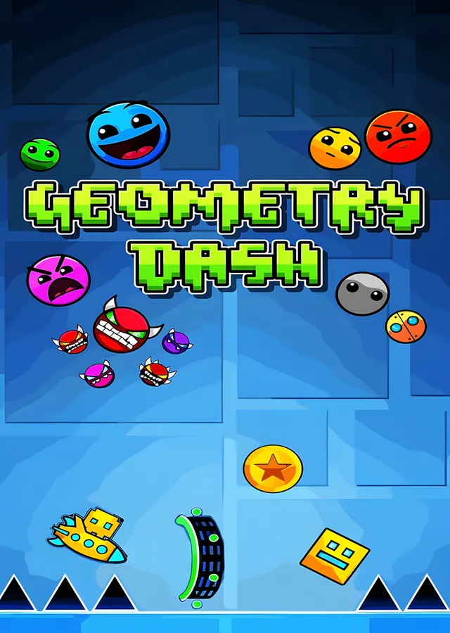 Geometry Dash - Oyun Sahnesi metal tablo