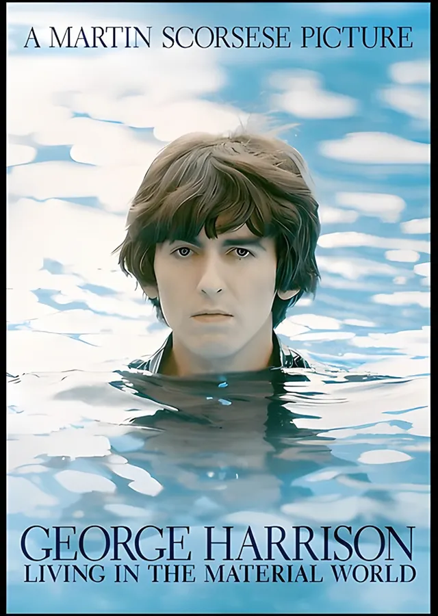 George Harrison - Living in the Material World metal tablo