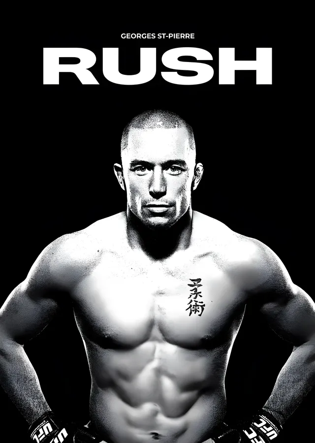 Georges St-Pierre - Rush metal tablo