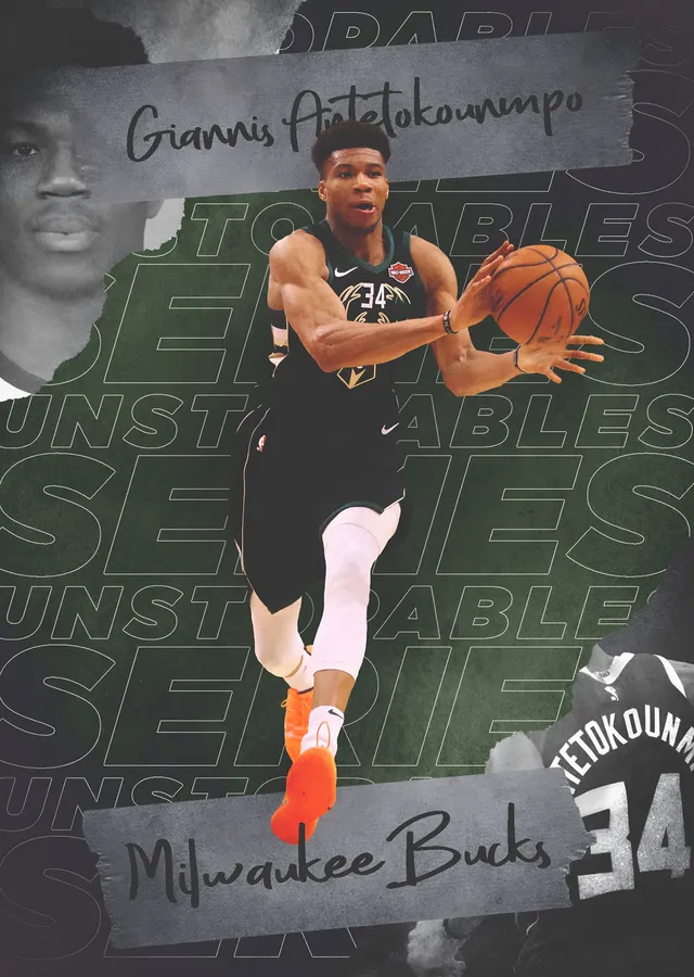 Giannis Antetokounmpo: Unstoppable Series metal tablo