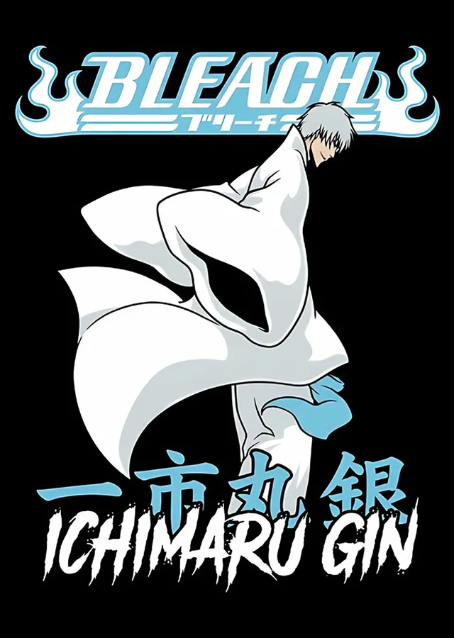 Gin Ichimaru - Bleach Amblemi metal tablo