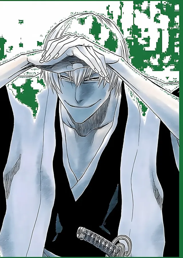 Gin Ichimaru - Gözler Kapalı metal tablo