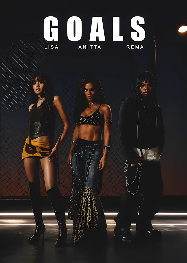 GOALS: Lisa, Anitta ve Rema metal tablo