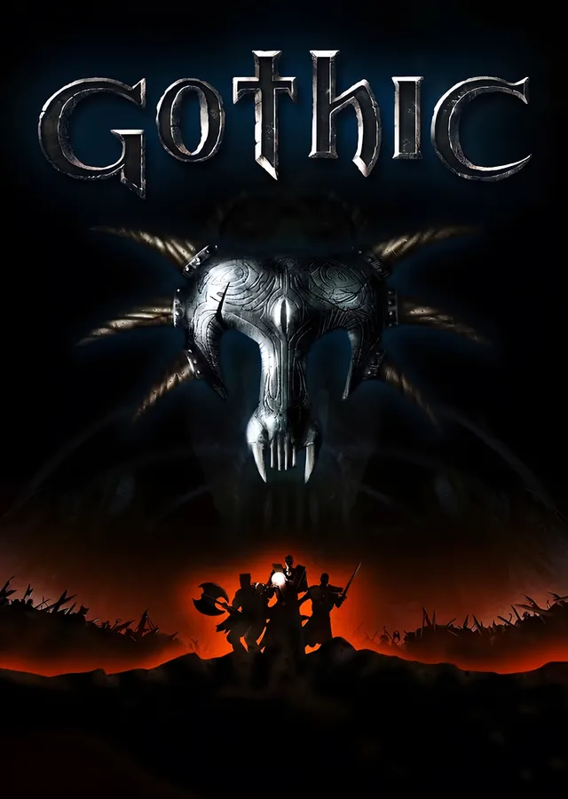 Gothic: Karanlıkta Boynuzlu Kafatası metal tablo