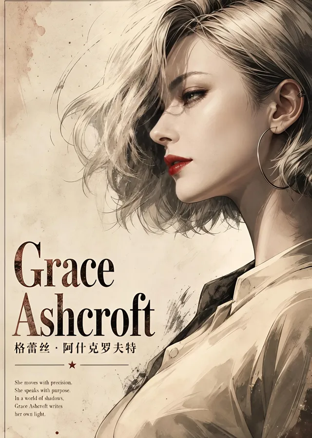 Grace Ashcroft - Portre metal tablo