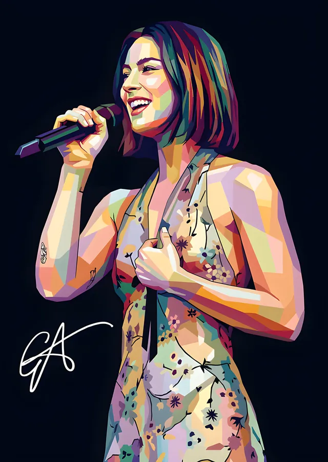 Gracie Abrams - Pop Art metal tablo
